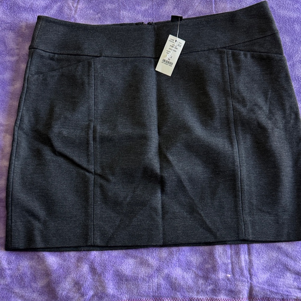 White House Black Market Charcoal Pencil Skirt